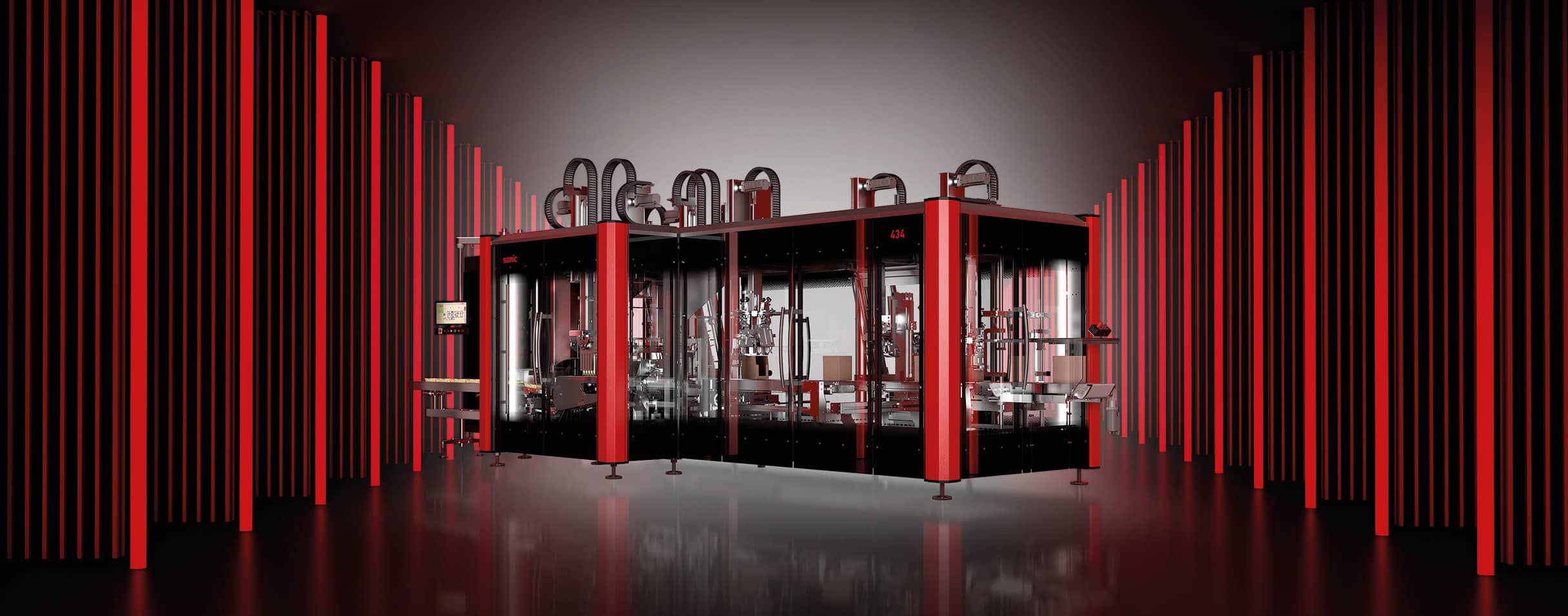 SOMIC 434 end-of-line packaging machine