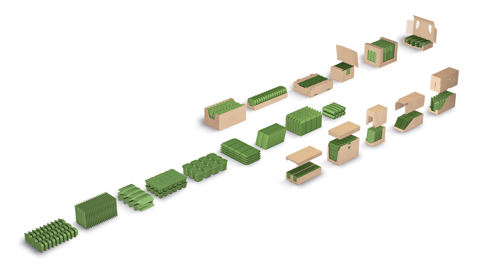 Illustration of the different SOMIC packaging types